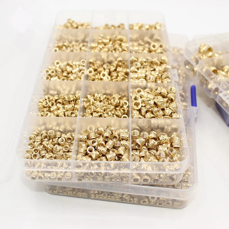 Brass Hot Melt Insert Nut Hot Melt Nut Implant Machine Copper Nut Thermal Conduction Implant Heating Head for 3D Printer Plastic