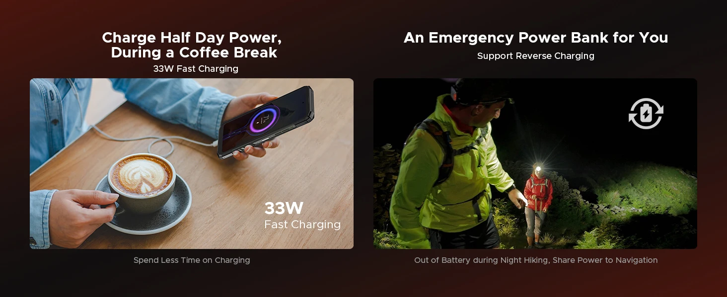 DOOGEE Blade20 Play 5G Rugged Phone Dimensity 7050 6.6'' Gemini Al 125dB Speaker 10300mAh Battery NFC Android 15 Mobile Phone