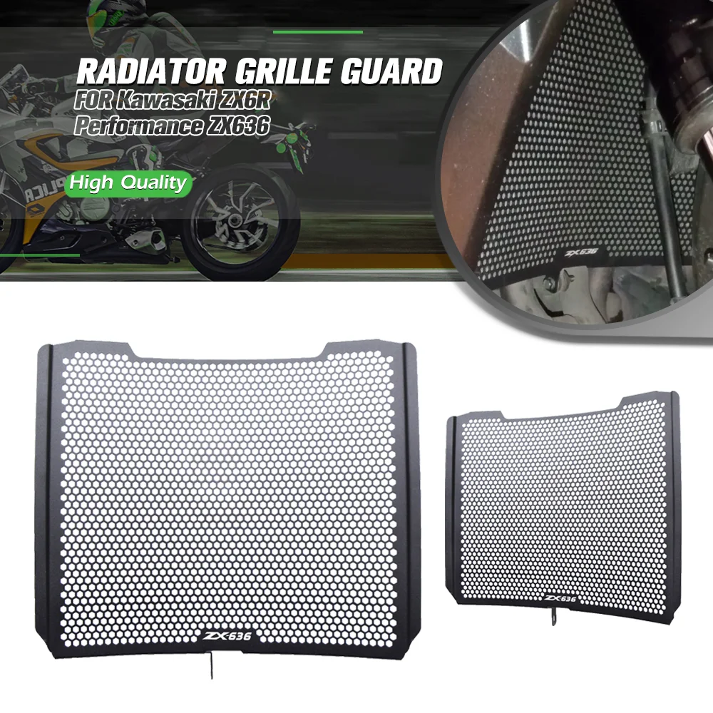 FOR Kawasaki ZX6R ZX-6R ZX 6R Performance ZX636 ZX6R 2019-2020-2021-2022-2023 Motorcycle CNC Radiator Grille Guard ZX-636 ZX-6R