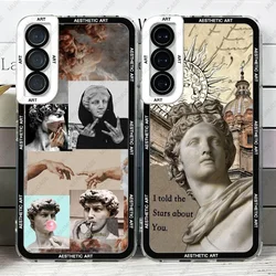 Case For Samsung Galaxy S25 S24 S20 S21 S22 S23 Plus FE Ultra A55 A54 A35 Soft Cover Ancient Greek Aesthetic Art