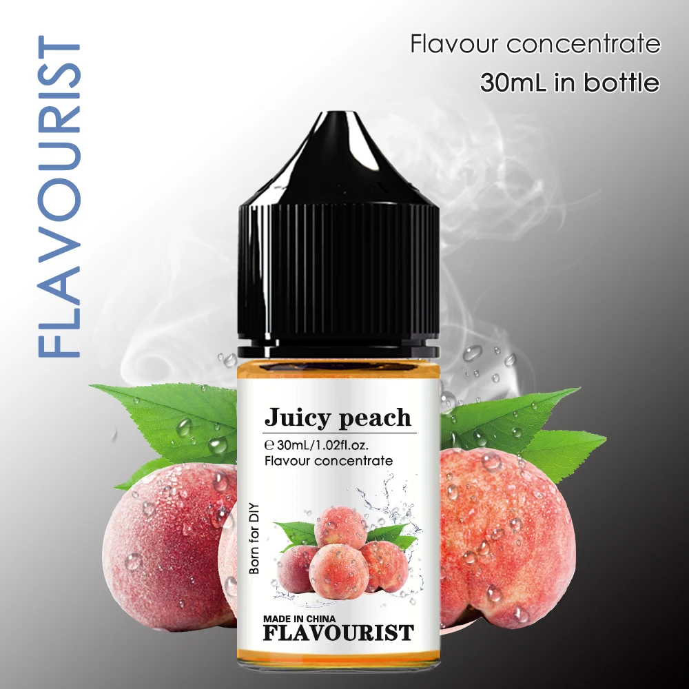 FLAVOURIST Juicy Peach flavor Water solubility flavouring Concentrate honey peach fruit flavored essence oil liquid