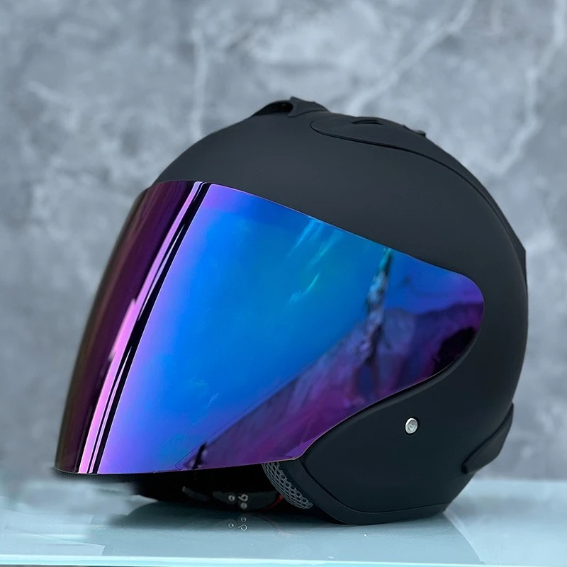 

Ram4 Matte Black Half Helmet Motorcycle Off-Road Summer Helmet Downhill Racing Mountain Cross Casco Capacete Men and Women