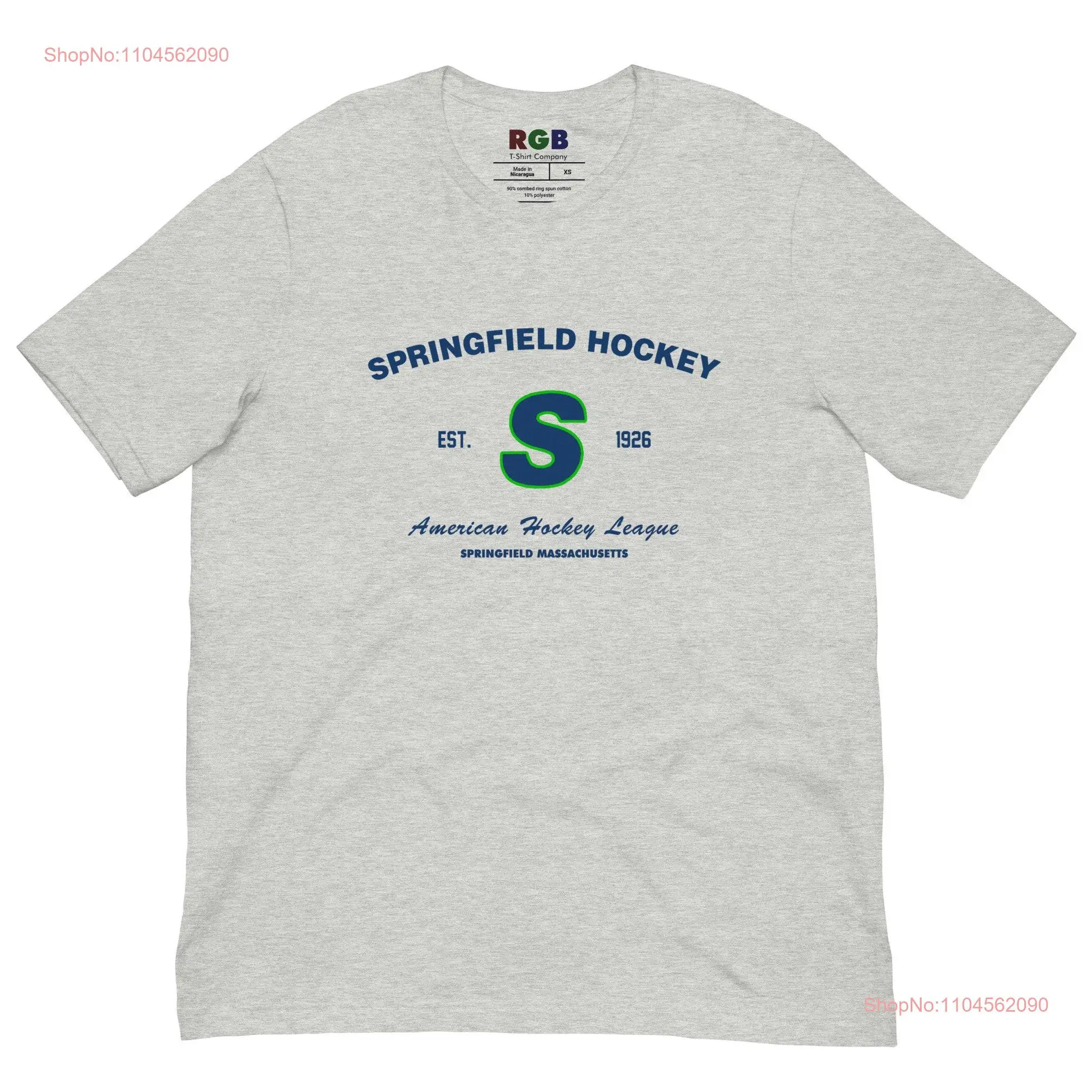 Koszulka hokejowa Springfield z długimi lub krótkimi rękawami