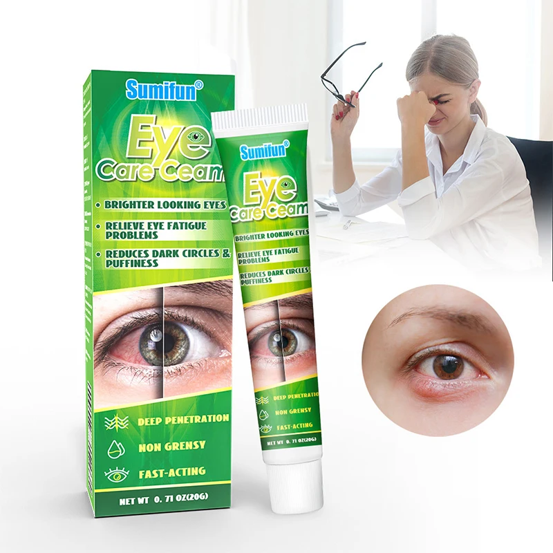 New Chinese Herbal Medicine Eye Care Cream Brighter Looking Eyes Relieve Eye Fatigue Problems Reduces Dark Circles And Puffiness