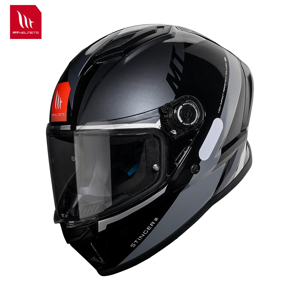 Motocross Helmets Full Face MT Stinger 2 Original Motorcycle Helmet Quick Release ABS Racing XXXL Gloss / Matt NEW ARRIVAL view 3