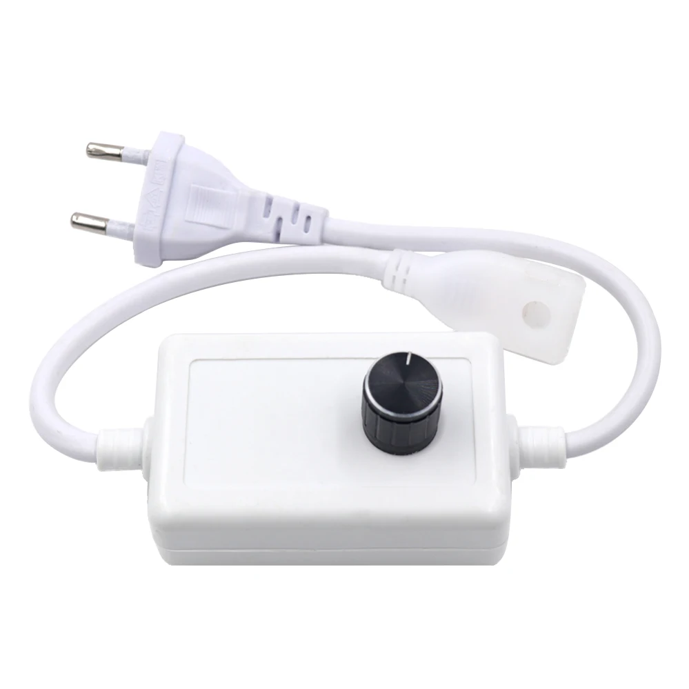 AC Power Plug Supply With Dimmer Switch 110v 220v Power Wire / Cord EU US UK AU Plug For COB LED Strip Light 288  360 LEDs Cable