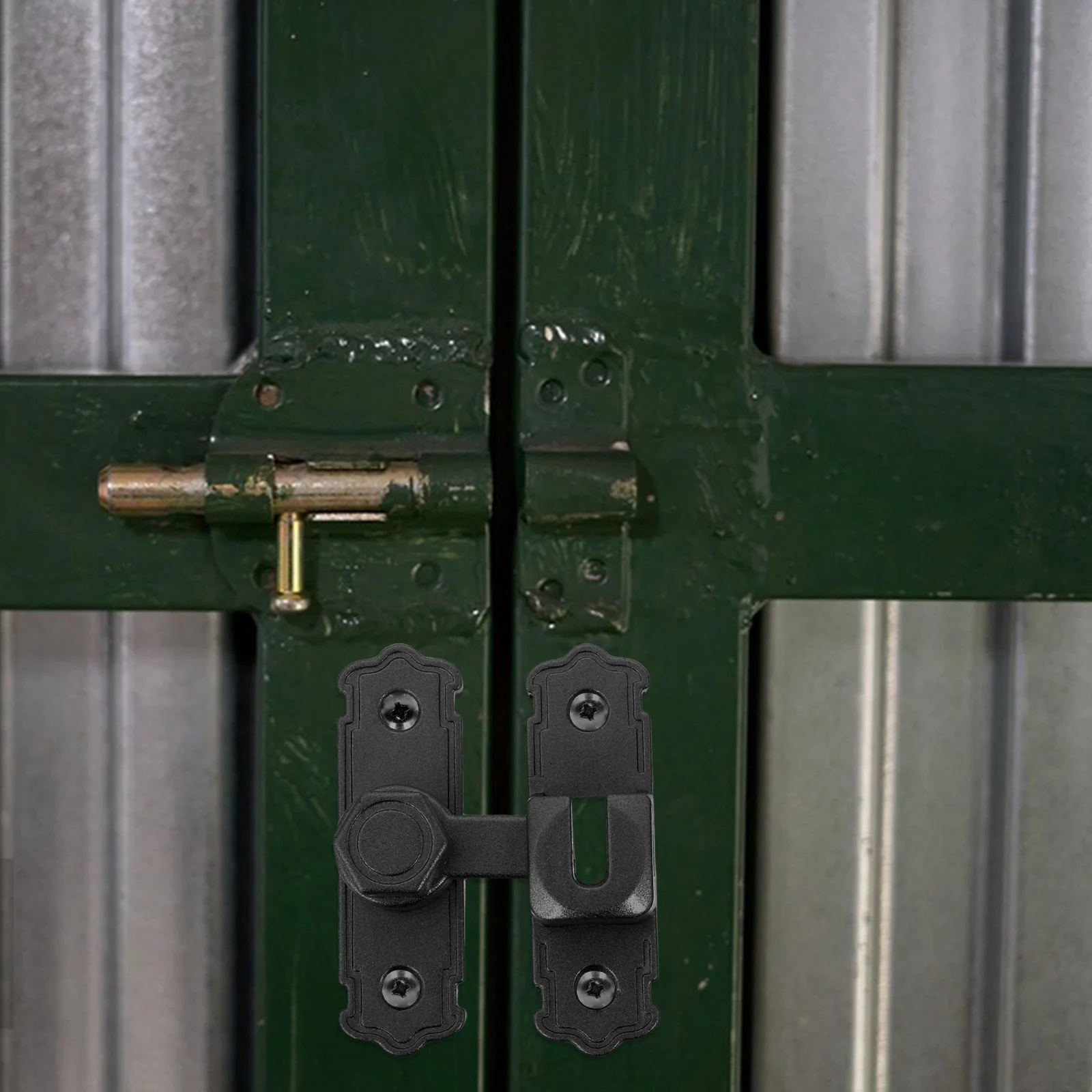 

2Pcs Door Latch Bolt for Interior Sliding Doors Bathroom Barn Door Security Hardware Grey Barn Gate Lock Bar Gate Latches