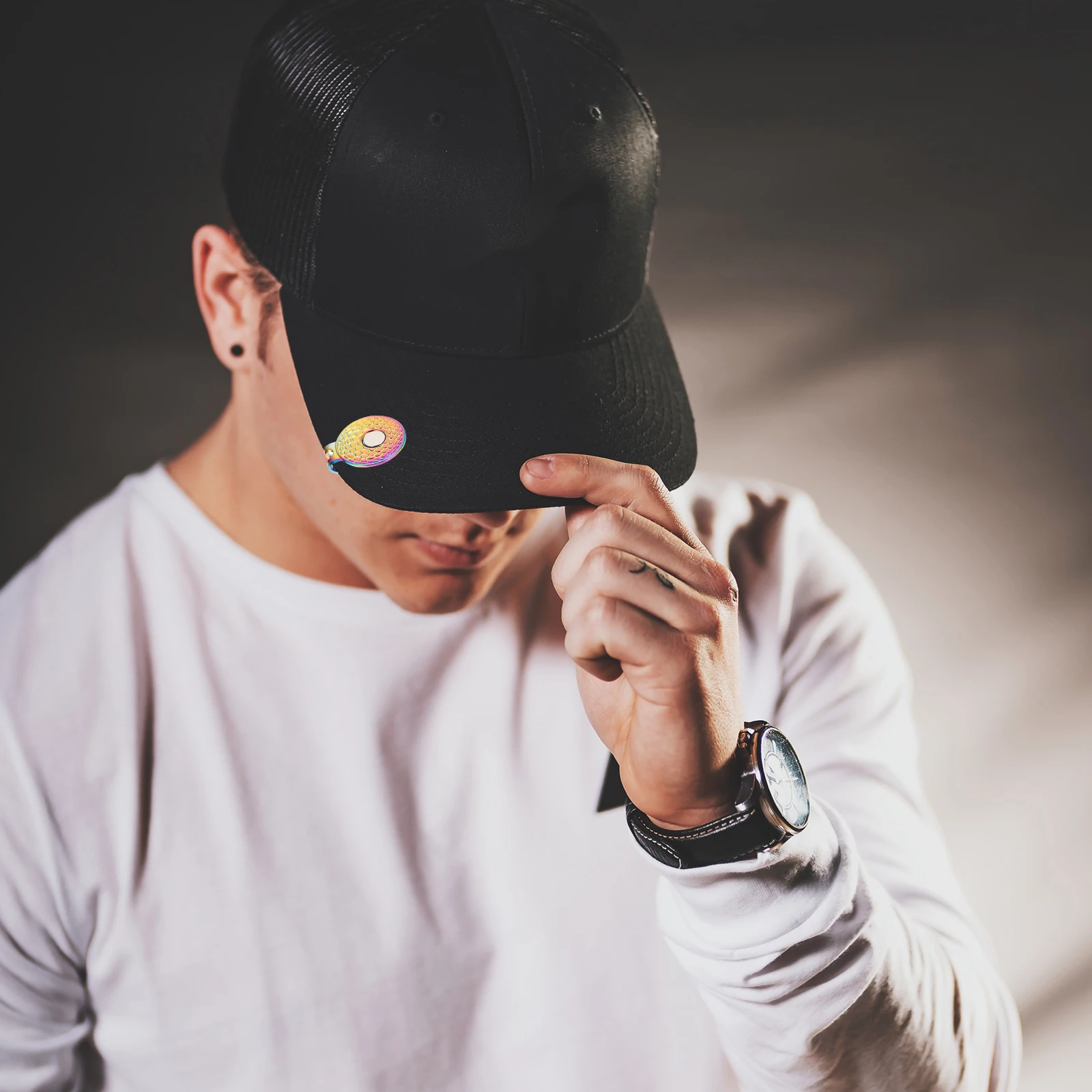 

3pcs Golf Ball Markers Portable Zinc Alloy Hat Clips Lightweight Durable Ball Marker For Golf Accessories Decorative Hat Clip