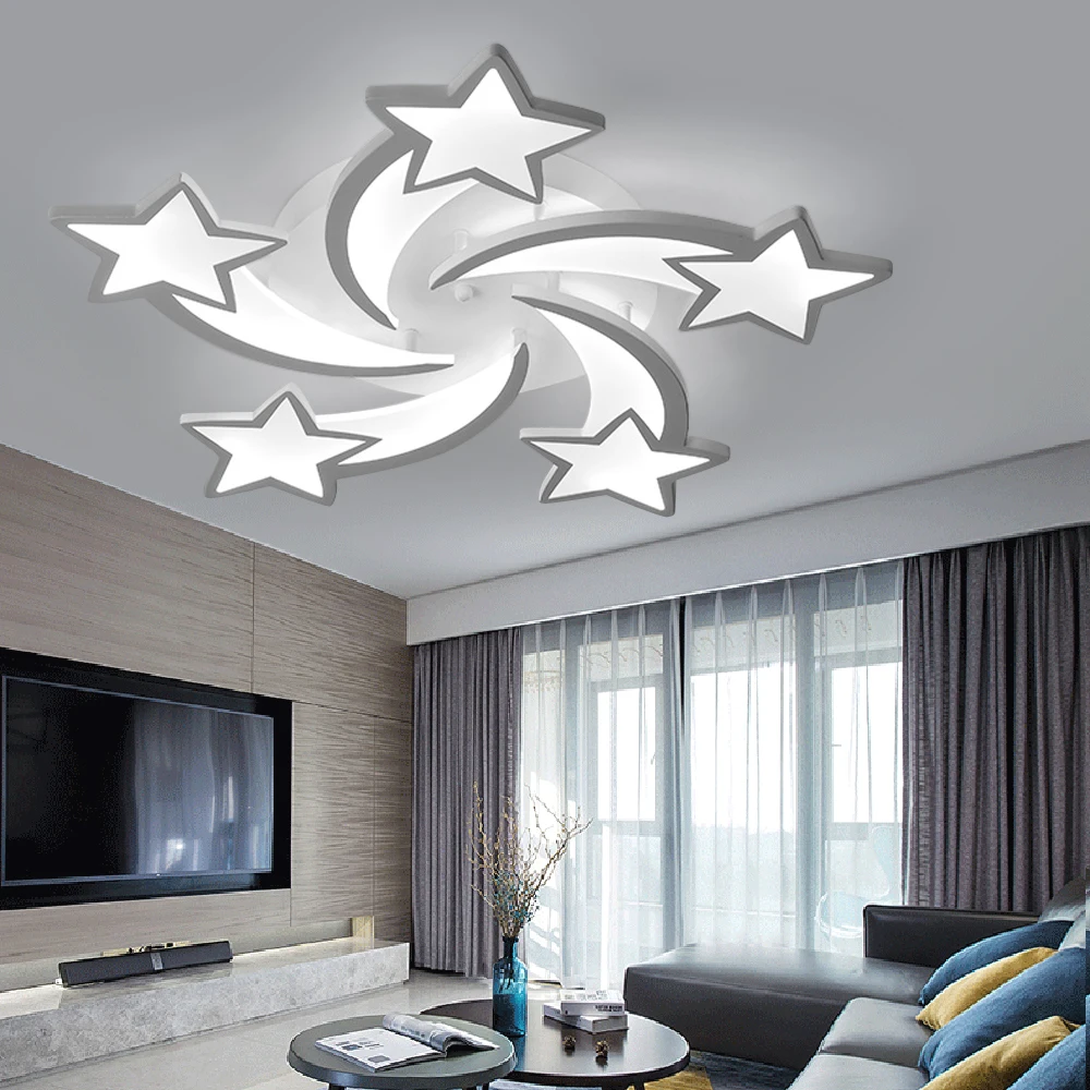 star led acrylic ceiling light iluminacao interior brilhante luminaria para decoracao de sala de estar modern led flush mount lampadas 01