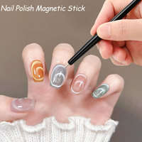1pcs Cat Eye Nail Magnet Magnetic Pen 11cm Suction Steel Ball Magnet Pen Nail Art Tools Cat Eye Gel Nail Polish Magnetic Stick %