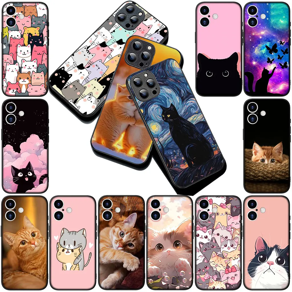 Силиконовый чехол для телефона Comics Cat Meow Lovely для Huawei P30 P20 Mate 20 Lite Pro Y7 Y6P Y7A 2019 Mate20 P30Lite, мягкий чехол