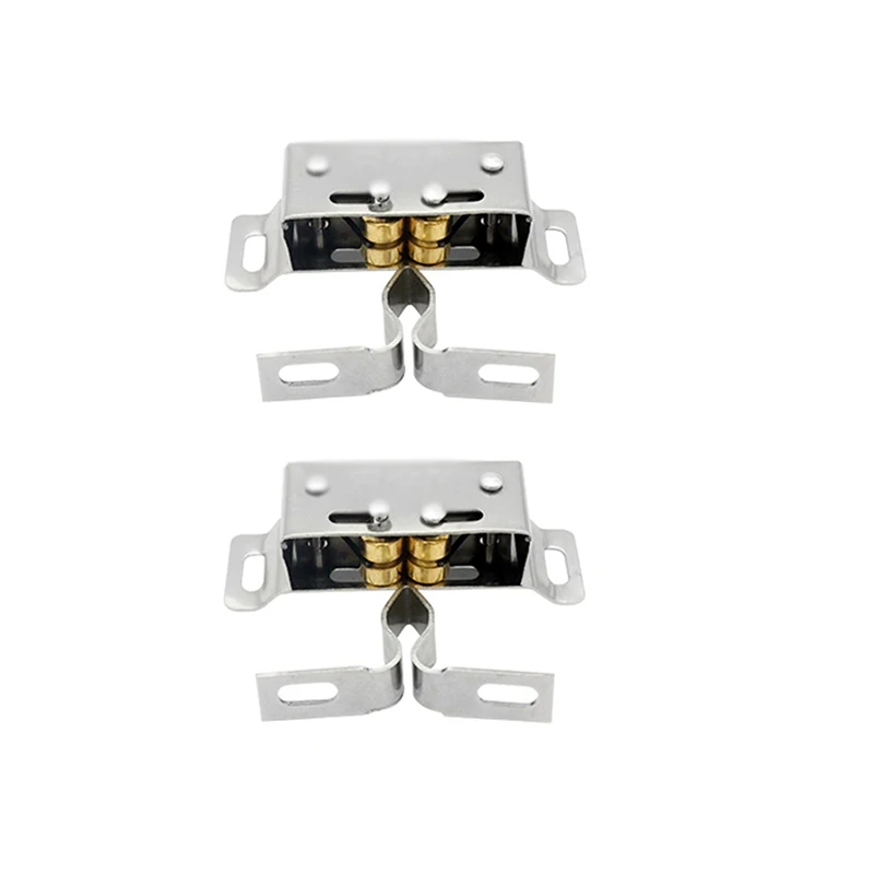 

Copper Wheel Stainless Card Type Collision Bead Lock Buckle Cabinet Door Accessories Wardrobe Door Small Magnetic Closure Buckle