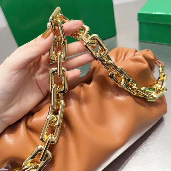 

Модная женская сумка из воловьей кожи, стильная Классическая облачная сумочка