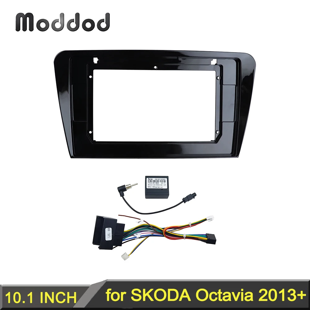 

10.1 Inch Car Radio Fascia for SKODA OCTAVIA 2013-2018 Dashboard Frame Stereo GPS DVD Player Install Panel Dash Mount Kit Facia