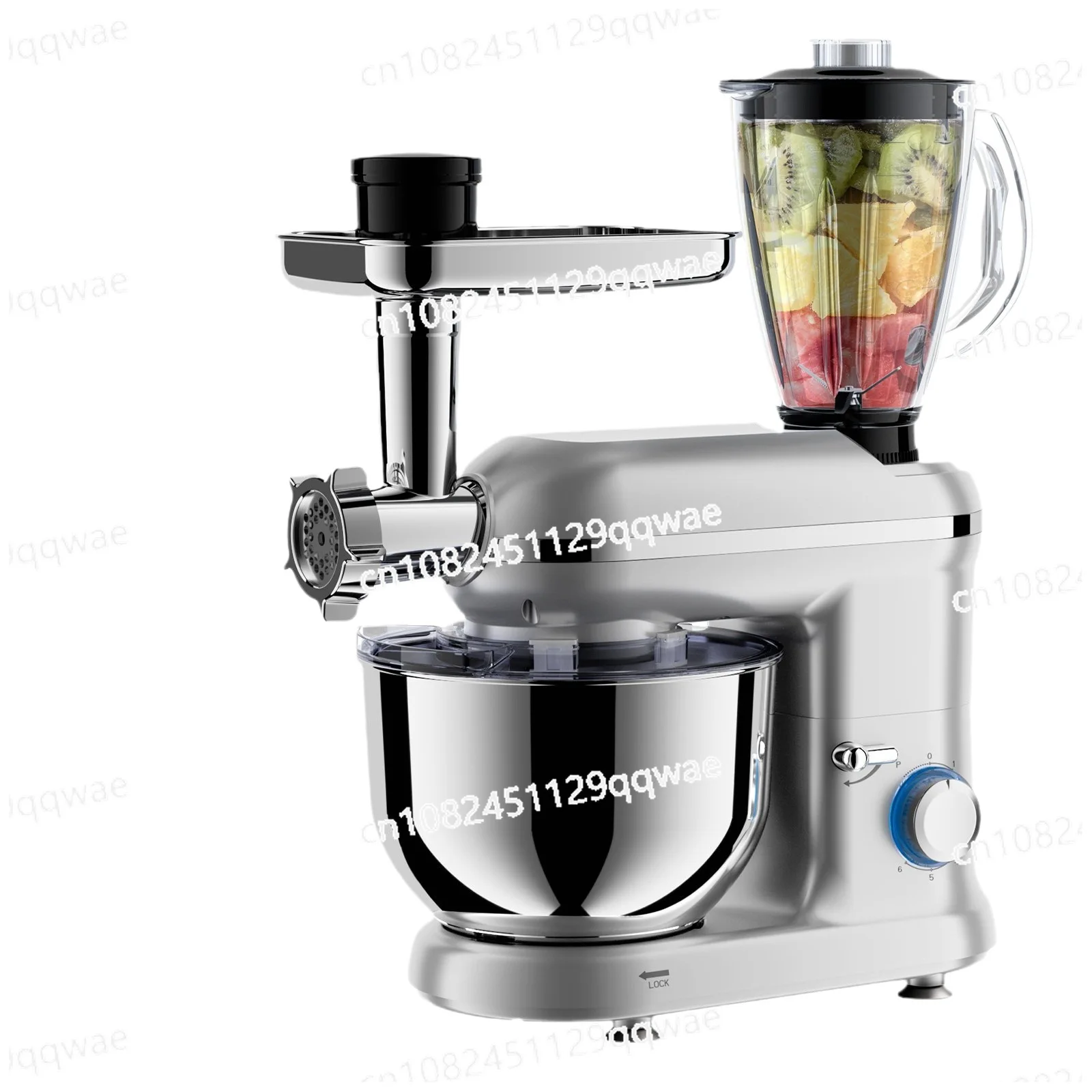 

5.5L Multifunctional Chef Machine 5-in-1 Dough Kneader Cooking Machine Mixing Machine Electric Egg Beater 220V