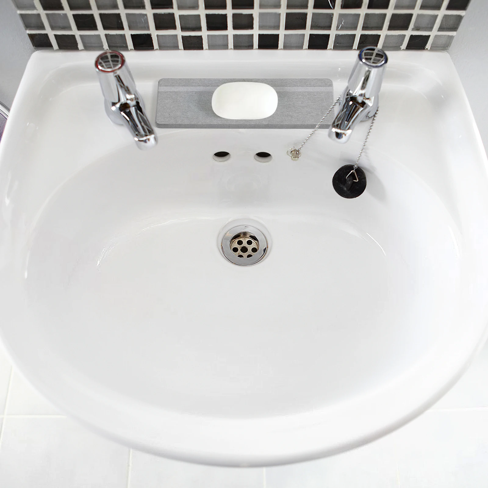 

2pcs Non-Slip Diatom Mat Quick-Drying Absorbent For Bathroom Toothbrush Cup Soap Holder Wash Basin Household Use Desktop