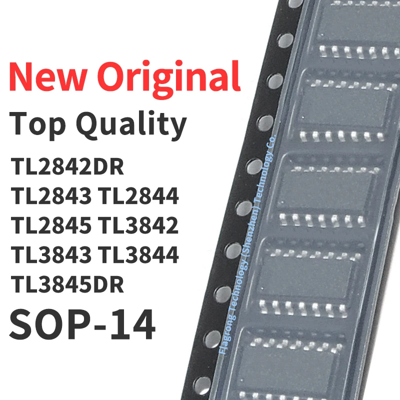 10 Pieces TL2842DR TL2843DR TL2844DR TL2845DR TL3842DR TL3843DR TL3844DR TL3845DR SOP-14 Chip IC New Original