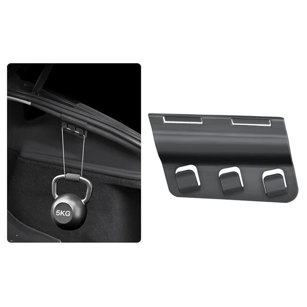 Vehicle Organizer Grocery Bag Organizer Car Trunk Organization Efficient Space Management ABS Trunk Organizer Hook Grocery Hook