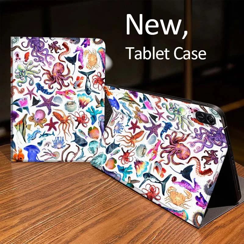 

A group of marine organisms For Huawei MatePad Air SE Pro M6 M5 M2 T10s T5 10 11 12.6 11.5 12 X 10.8 Inch 10.1 Tablet Case