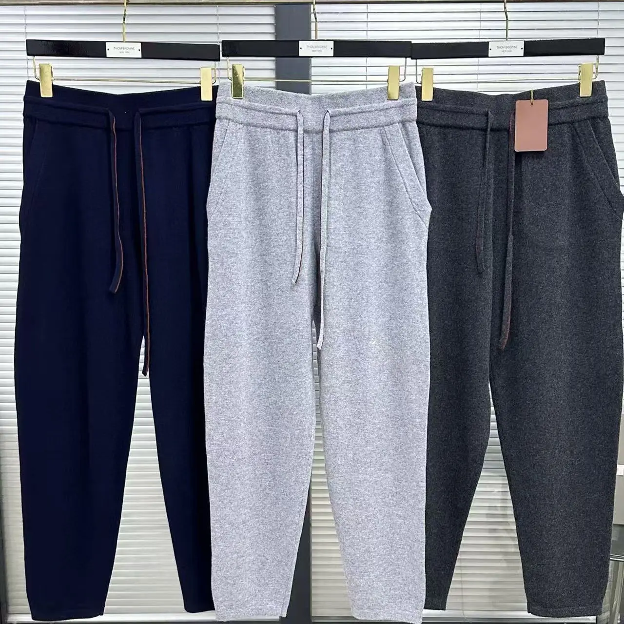 

LP Italian Old Money Style Men's Cashmere Casual Pants