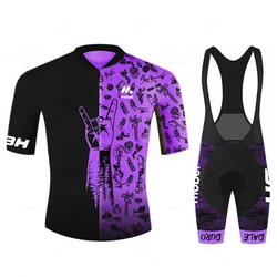 Breathable Quick Drying 2023 Cycling Jersey Set Summer Clothing MTB Bike Clothes Uniform Maillot Ropa Ciclismo Man Bicycle Suit