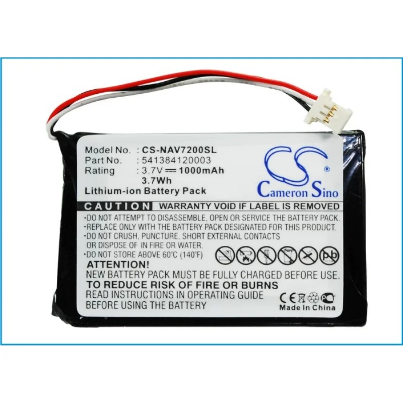 

Cameron Sino GPS, Navigator Battery for Navigon 72 Easy 72 Plus Live 1000mAh Li-ion