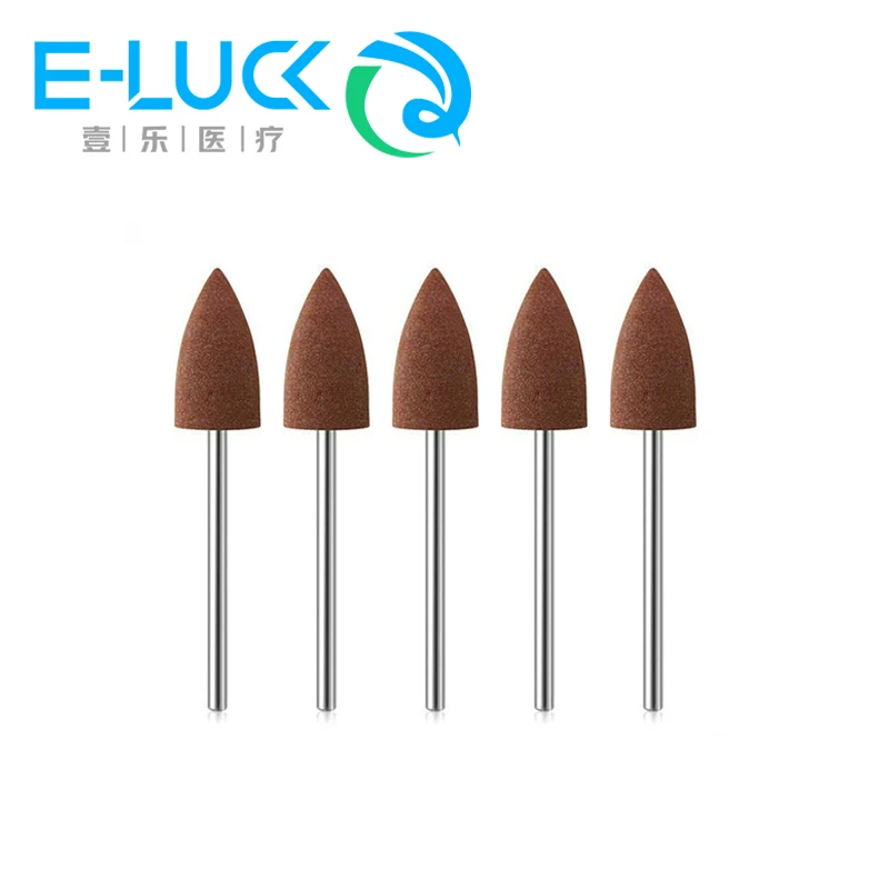 หัวขัดยางซิลิโคนสำหรับขัดฟันก้าน HP 2.35มม. ฟอกสีฟันเครื่องมือห้องแล็ปขัดฟันดอกที่กรอเล็บ