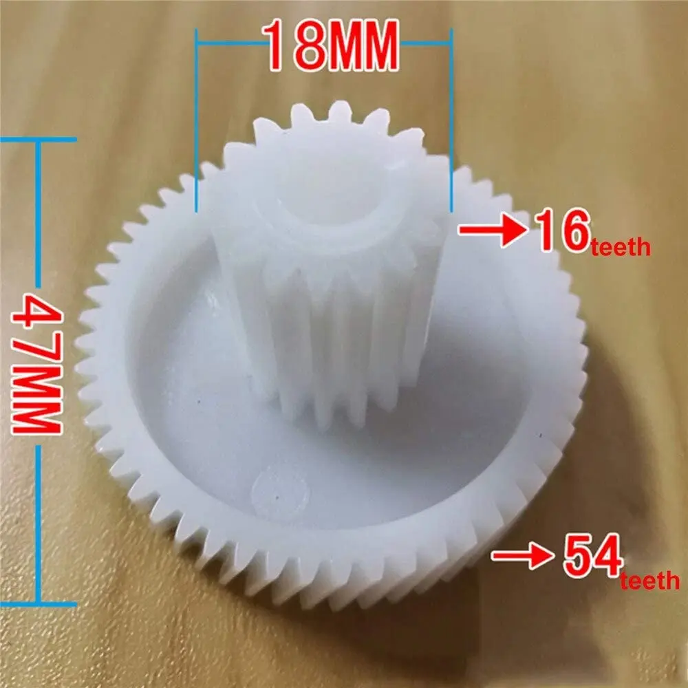 3 pezzi di ricambio per ingranaggi in plastica per tritacarne per uso domestico S/M/L per parti di riparazione per tritacarne per uso domestico