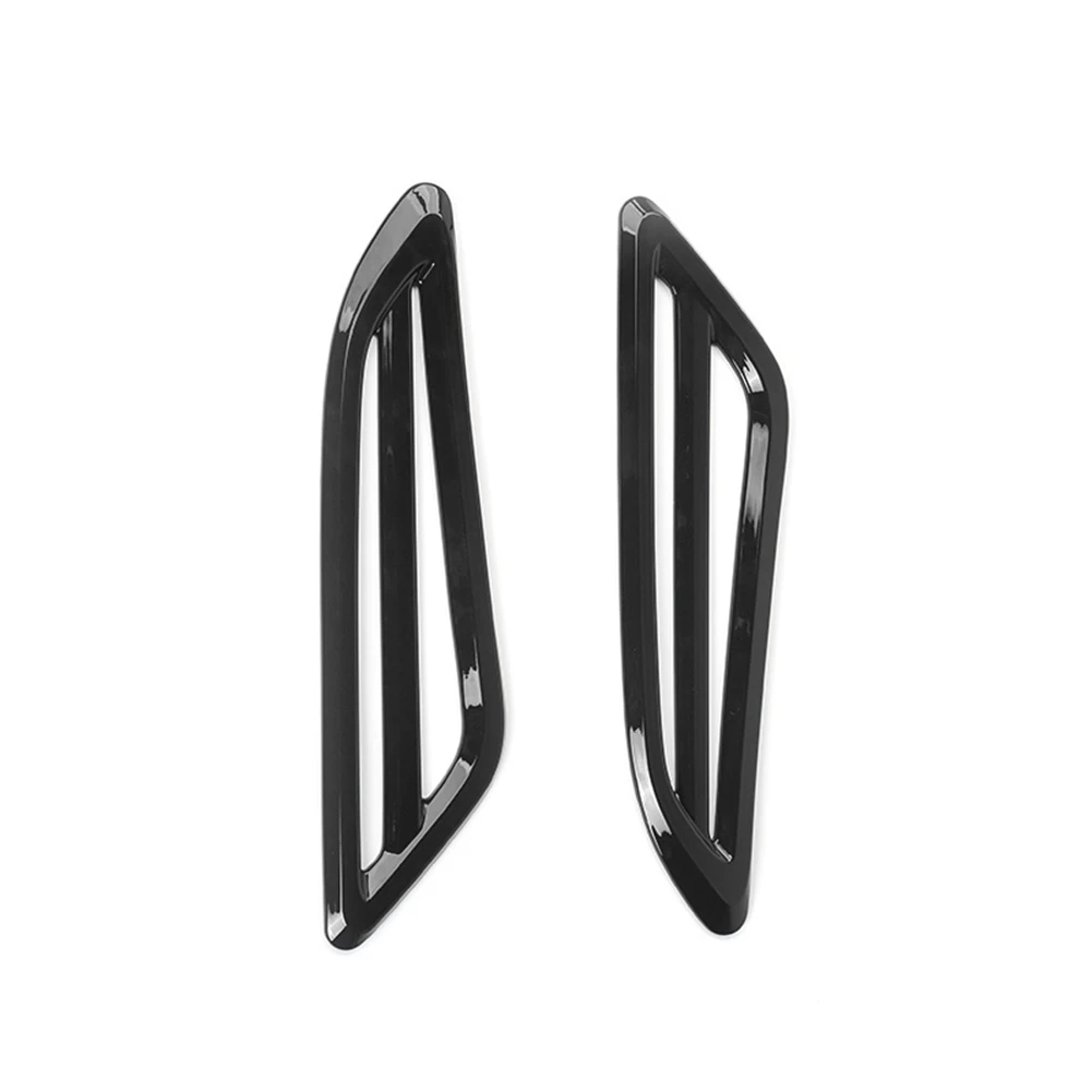 Side Body Front Wheel Fender Wing Air Vent Outlet Panel Decoration Cover Trim Frame for Nissan Patrol Y62 2017-2020