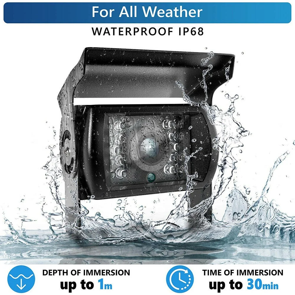 

Best-seller 2mp Reverse Camera And 9in IPS Screen Quad Split Loop Recording Monitor Waterproof With DVR 9in Ahd Monitor Kit