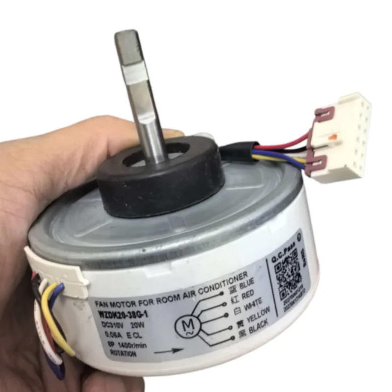 Aire Acondicionado de Frecuencia Variable DC310V 20W 0.06A 1400r/min WZDK20-38G-1 - Motor Interno sin Escobillas DC/AC