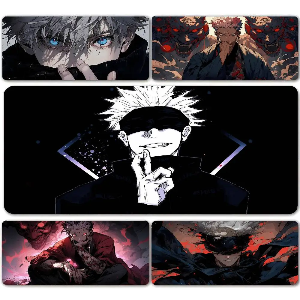 Waterproof and Wear-Resistant Desk Mat with Dark Anime Design, Extra-Large Mouse Pad for Office PC/Laptop