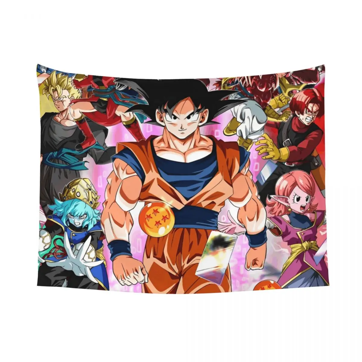 Dragon Ball Z Japan Cartoon Tapestry Wall Hanging Hippie Fabric Tapestry DBZ Goku Bohemian Blanket Wall Decor 95x73cm