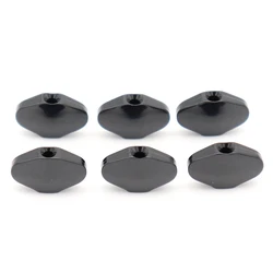 6pcs Metal Alloy Electric Guitar Tuner Machine Head Buttons Flower Shape Buttons Tuning Pegs Buttons Replacement