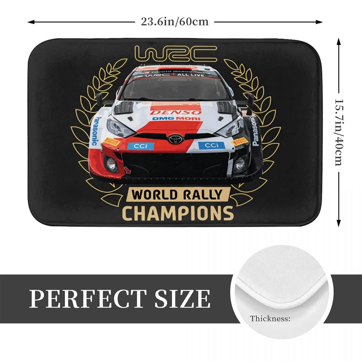 World Rally Championship WRC Doormat Kitchen Entrance Home Floor Mat Anti-slip Carpet Rug for Balcony Footpad Mats