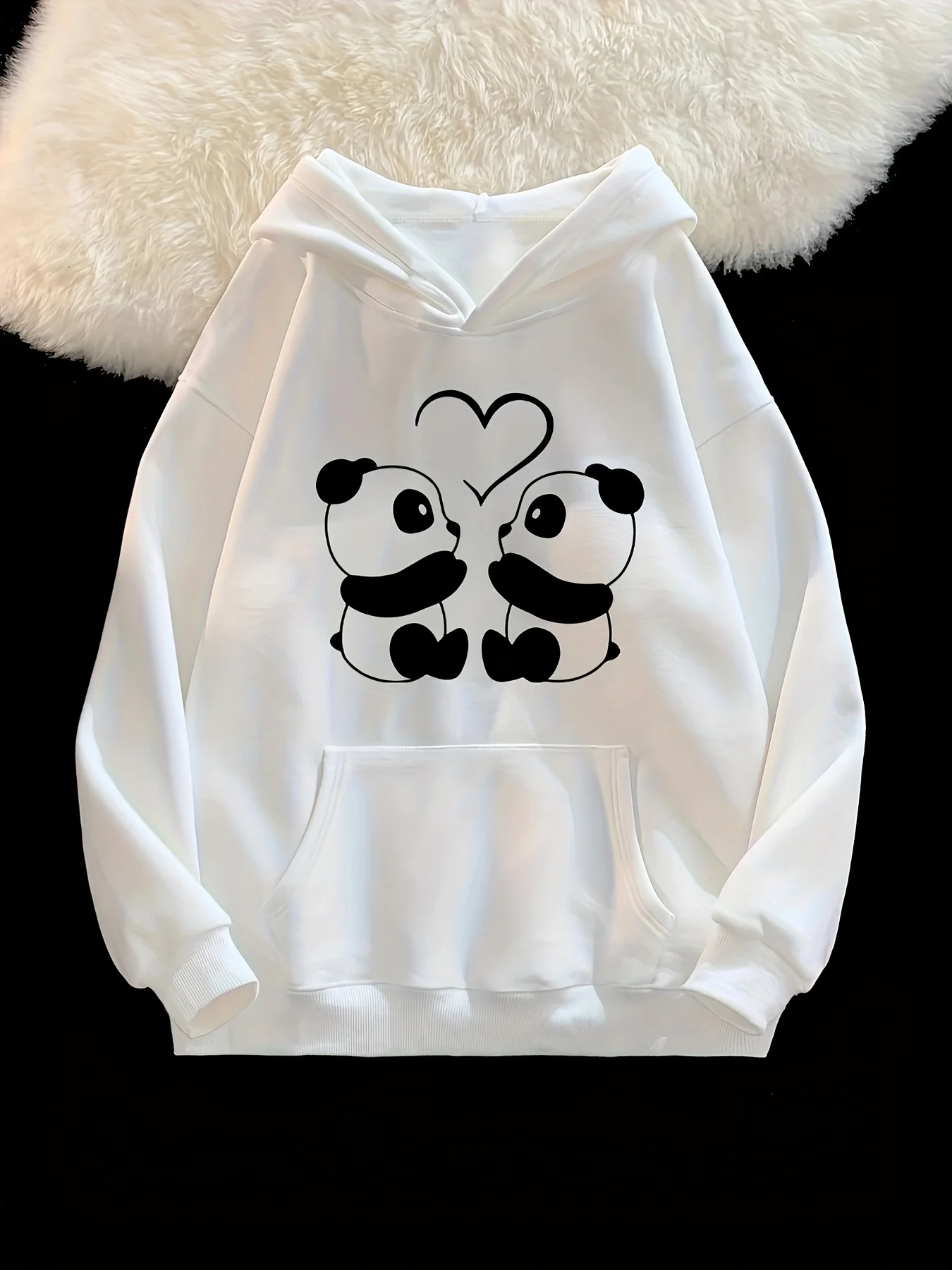 

Мужской и женский топ с принтом больших размеров, свободный повседневный, мягкий, удобный и дышащий, свободный пуловер с капюшоном для занятий спортом на открытом воздухе