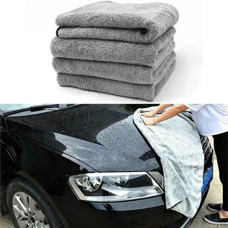 Ultra soft ultra-fine fiber car cleaning cloth 120X50CM car upgraded version super absorbent scratch free washing towel