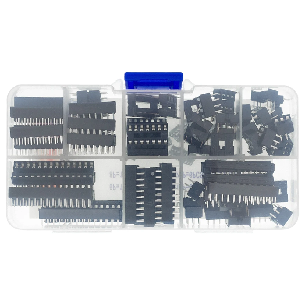 6 8 14 16 18 20 24 28Pin DIP IC مآخذ محول لحام نوع المقبس عدة الدوائر المتكاملة IC رقاقة مجموعة مقابس IC مآخذ #1