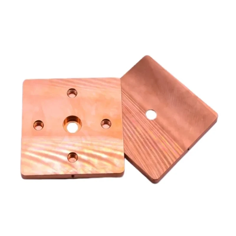 Custom High Conductivity CNC Machining Copper Heat Sink Plate CNC Machining Parts