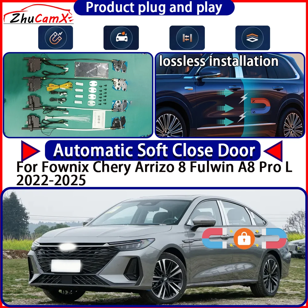 

Door Lock Actuator for Fownix Chery Arrizo 8 Fulwin A8 Pro L 2022-2025 Soft Close Door Kit Power Latch System Auto Pull Door