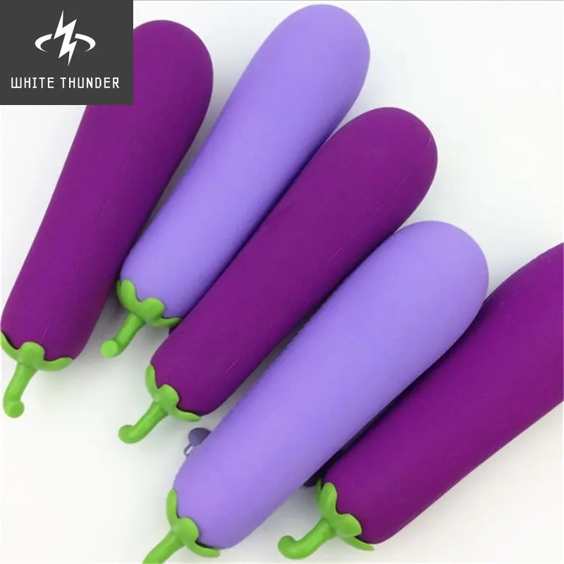 Creative Purple Eggplant Shaped Silicone Pen Case Student Pencil Bag Primary Secondary School Stationery Kawaii Pencil Case