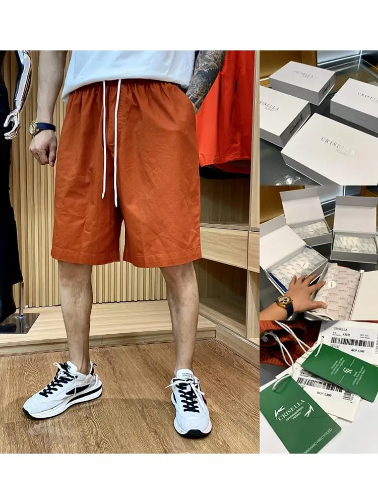 

Хлопковые orts в упаковке, базовый цвет, с эластичной резинкой на талии, летние мужские повседневные брюки свободного покроя Spor Sle