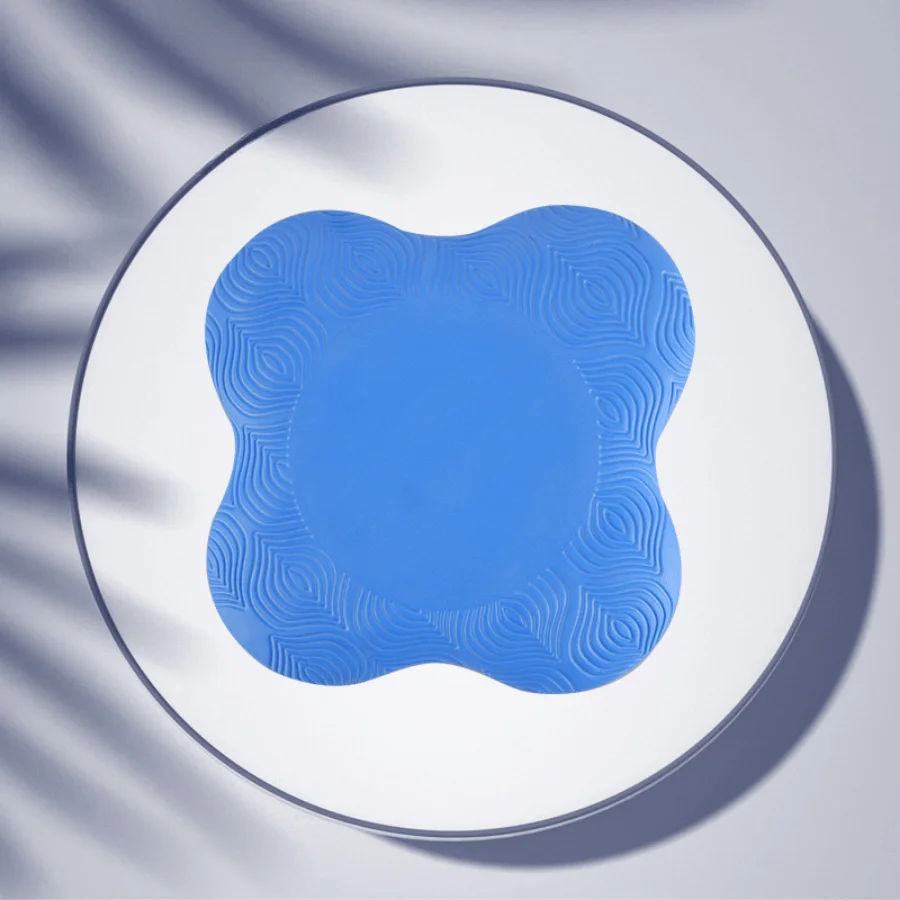 

Tpe утолщенный противоскользящий защитный коврик для йоги на коленях, мягкая плоская поддержка колена, медленный отскок, нескользящий спортивный коврик для фитнеса, однотонный локоть