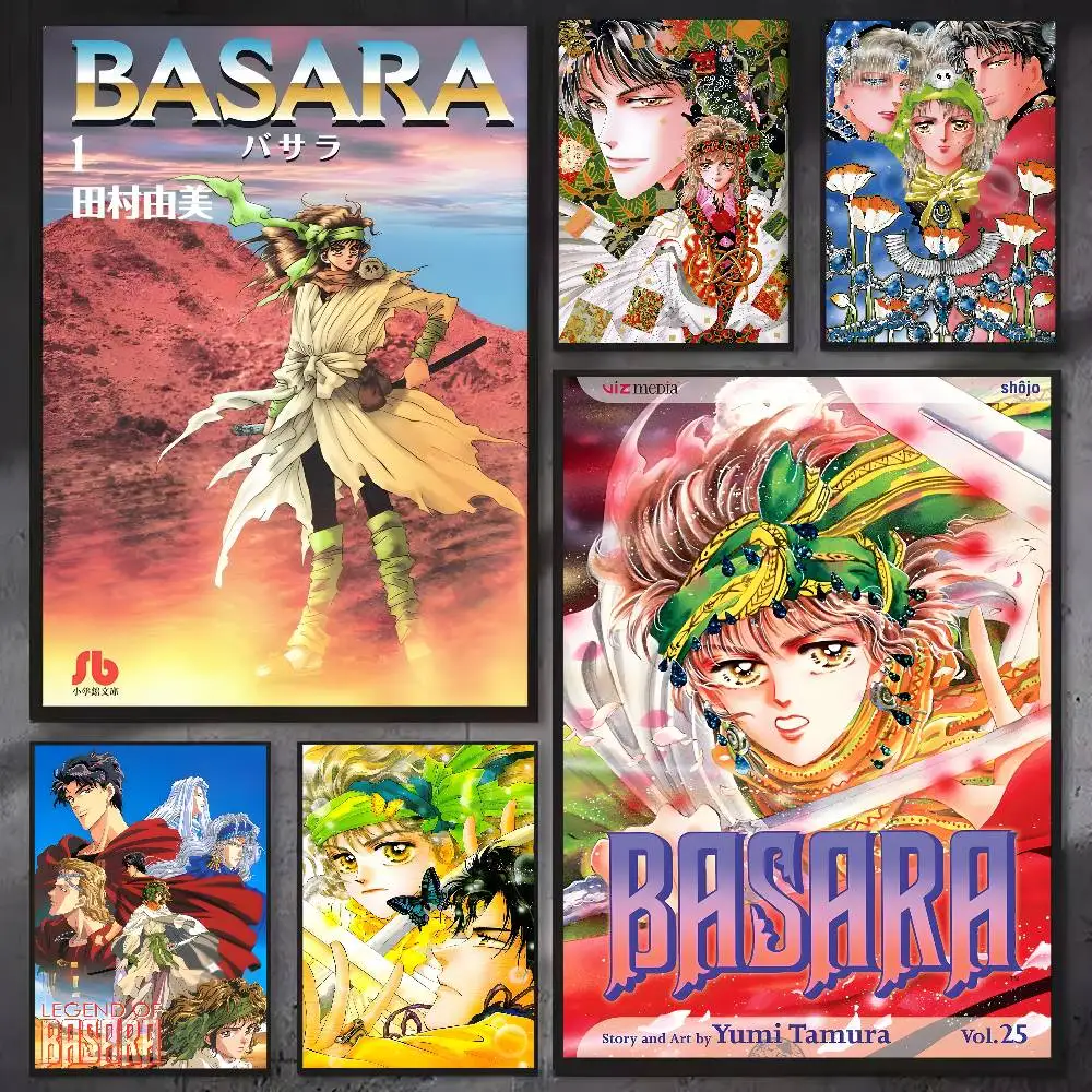 Basara Poster Sticker Print Waterproof Wall Art For Living Room Bedroom Home Decor