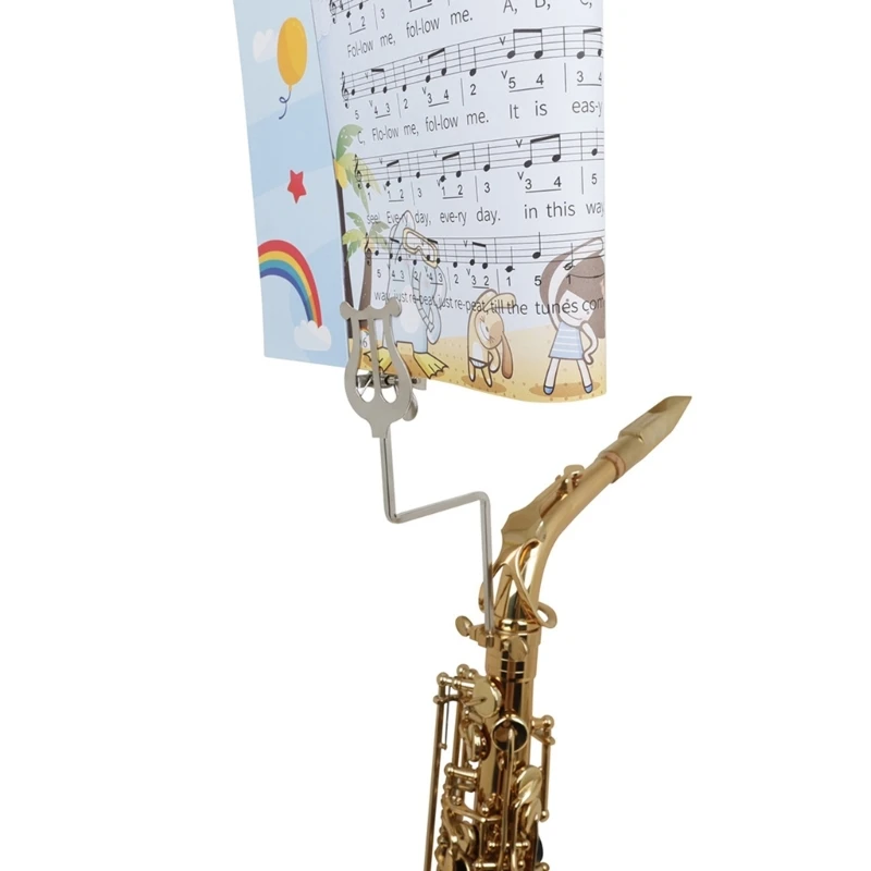 แซ็กโซโฟน Marchings Lyre Portable Marchings คลิปเพลงสำหรับ Alto Saxophone Band