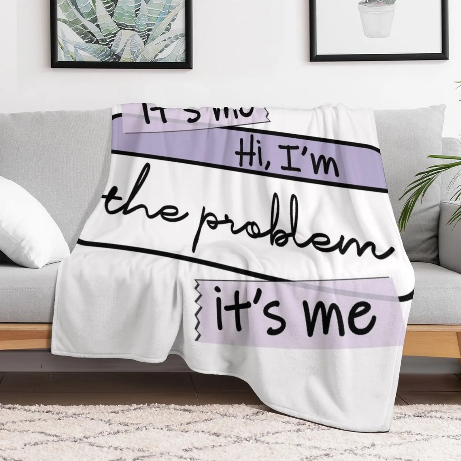 I'm the problem Throw Blanket for winter Thin Blankets