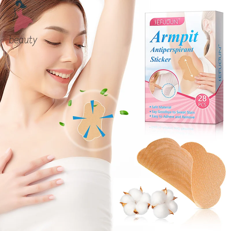 SEFUDUN parche absorbente de transpirante desechable Invisible para axila, prevención de olores, parche antitranspirante para las axilas de los pies