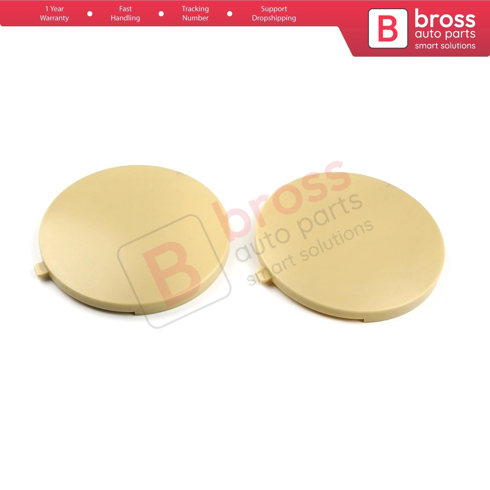 

Bross AutoPartsBDP954 2 PCS Rear Ashtray Repair Part 1J0857962H Beige for VW Jetta Bora Golf MK4 Fast Shipment Ship From Turkey