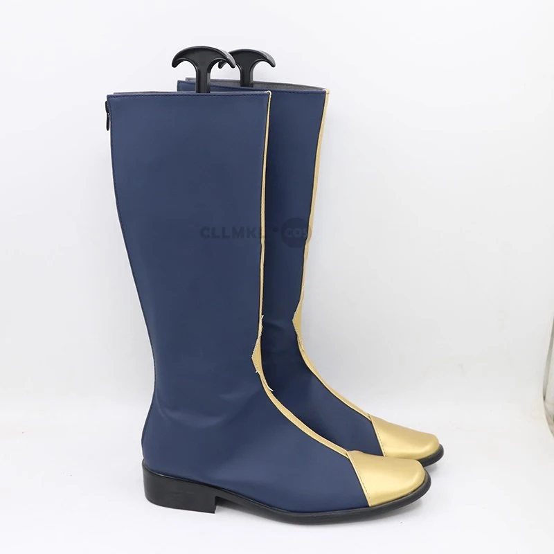 أحذية Lelouch of the Rebellion ZERO التأثيرية أحذية طويلة من جلد البولي يوريثان #3