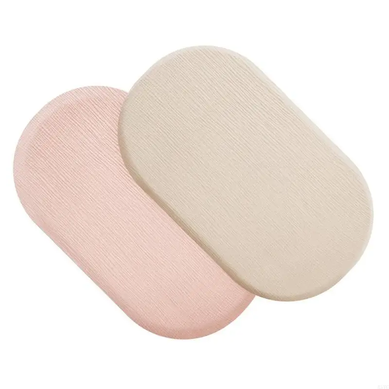 A5YC قطعتان من ملاءة عربة الأطفال المصنوعة من القطن غطاء انزلاقي قابل للإزالة لراحة مريحة للرضع #3